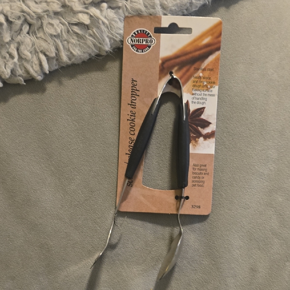 Norpro Black Stainless Steel Cookie Dropper